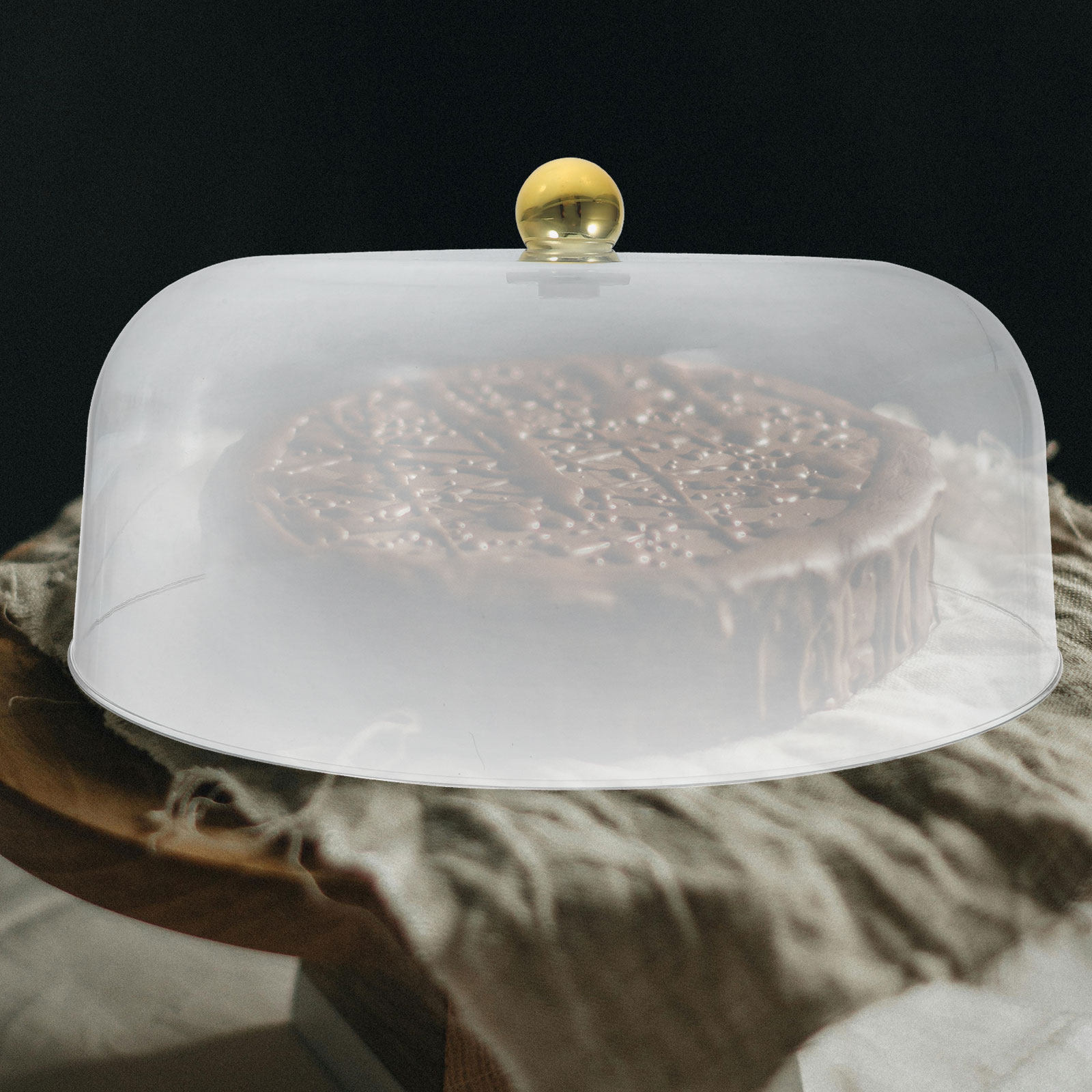 Plastic Dome Clear - Cupola in plastica per torte, 28