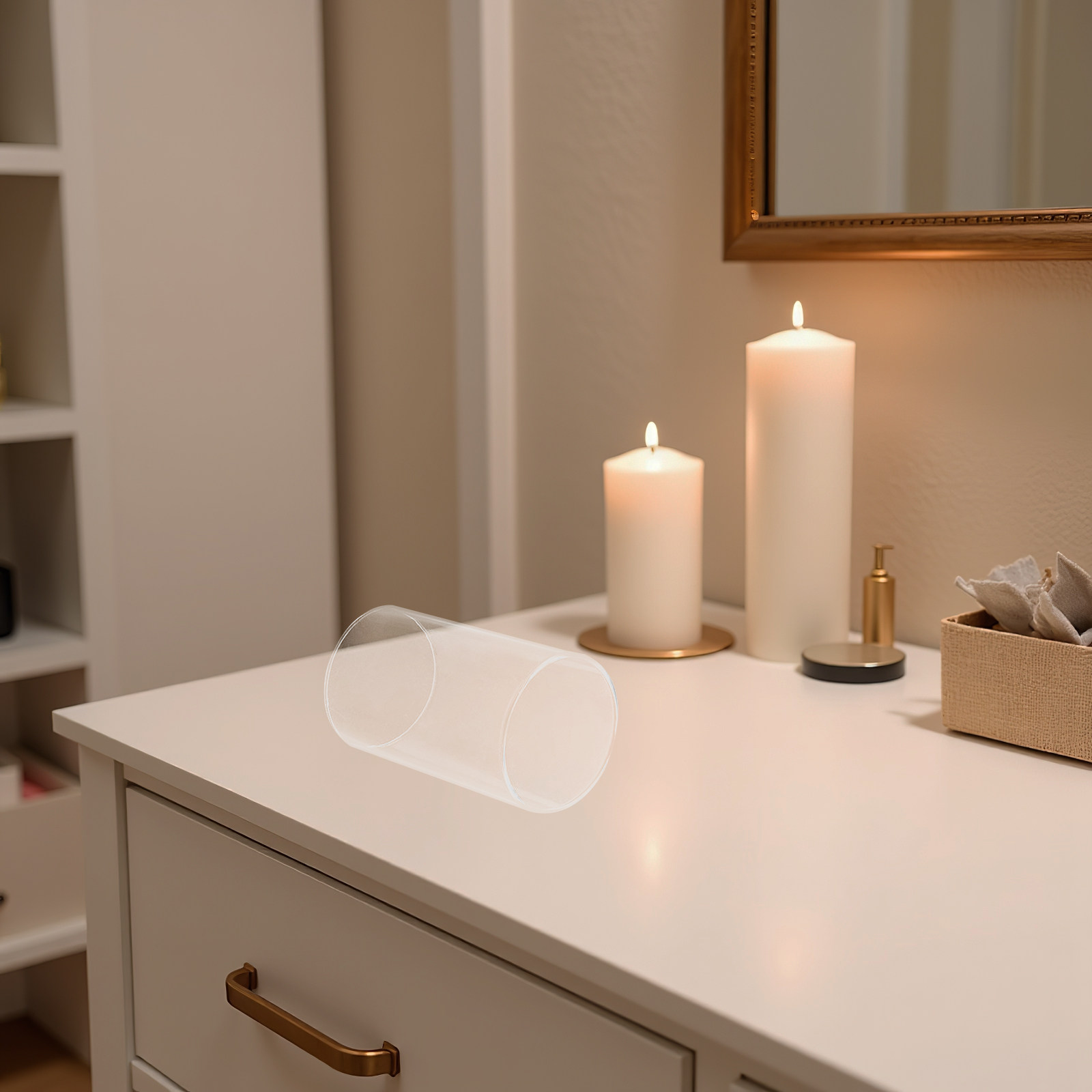 Portacandele cilindrici con co - Plastic Dome Clear recensione e prezzo
