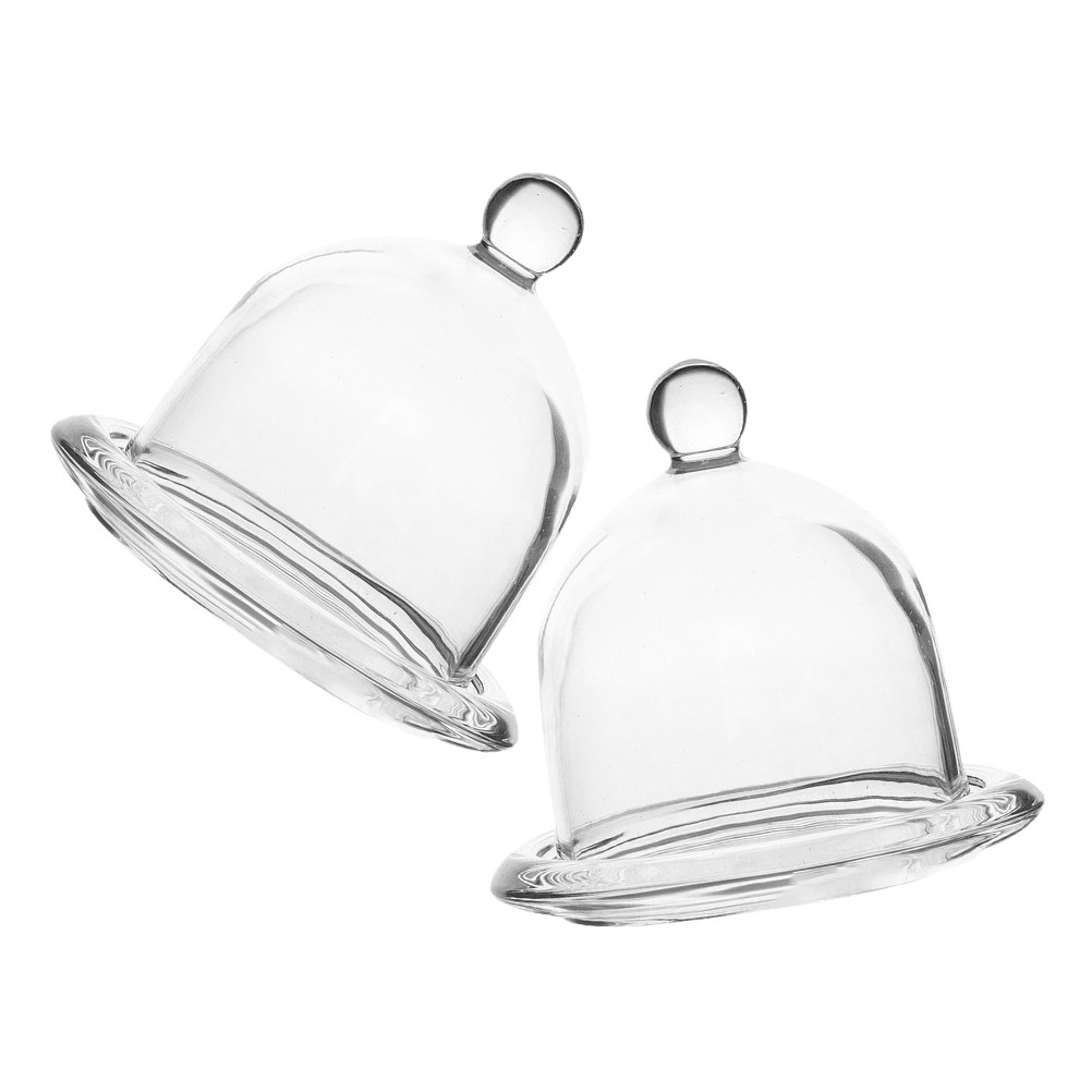 2 pz. Mini Alzatina in Vetro p - Plastic Dome Clear recensione e prezzo