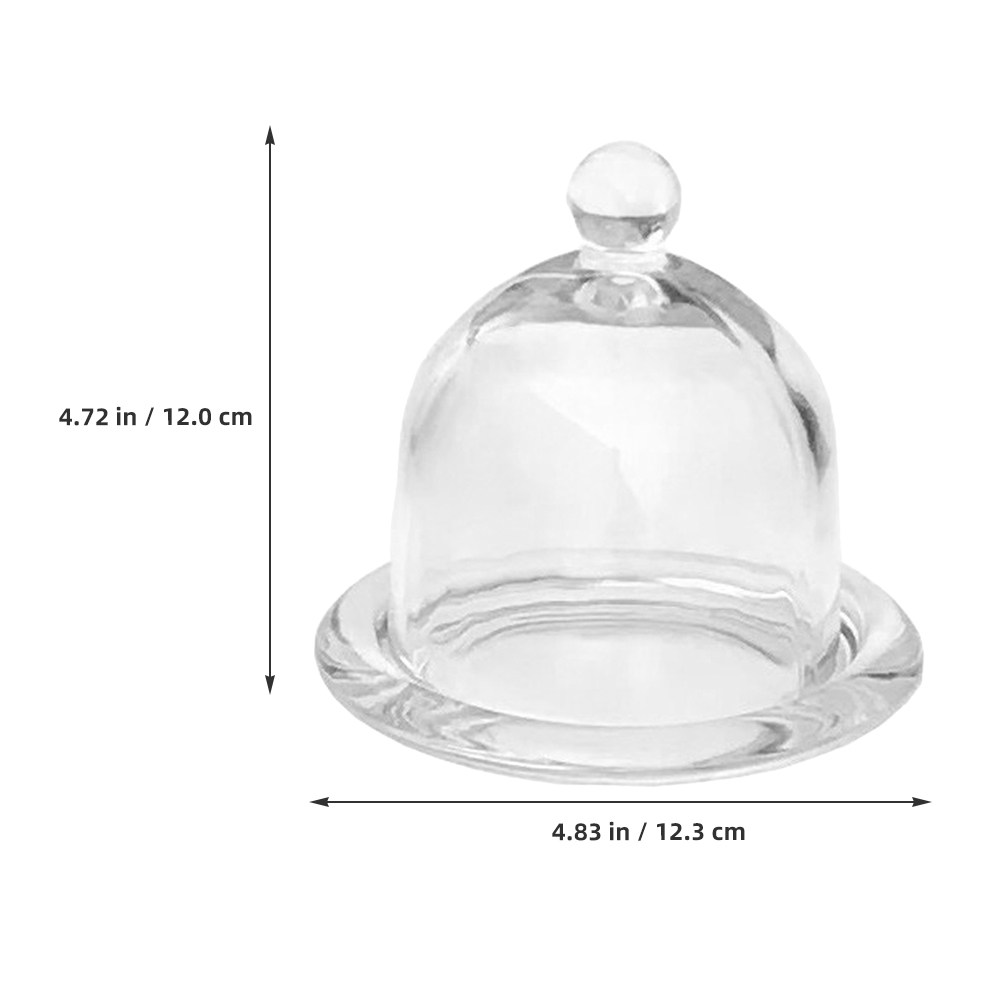 2 pz. Mini Alzatina in Vetro p - Plastic Dome Clear recensione e prezzo