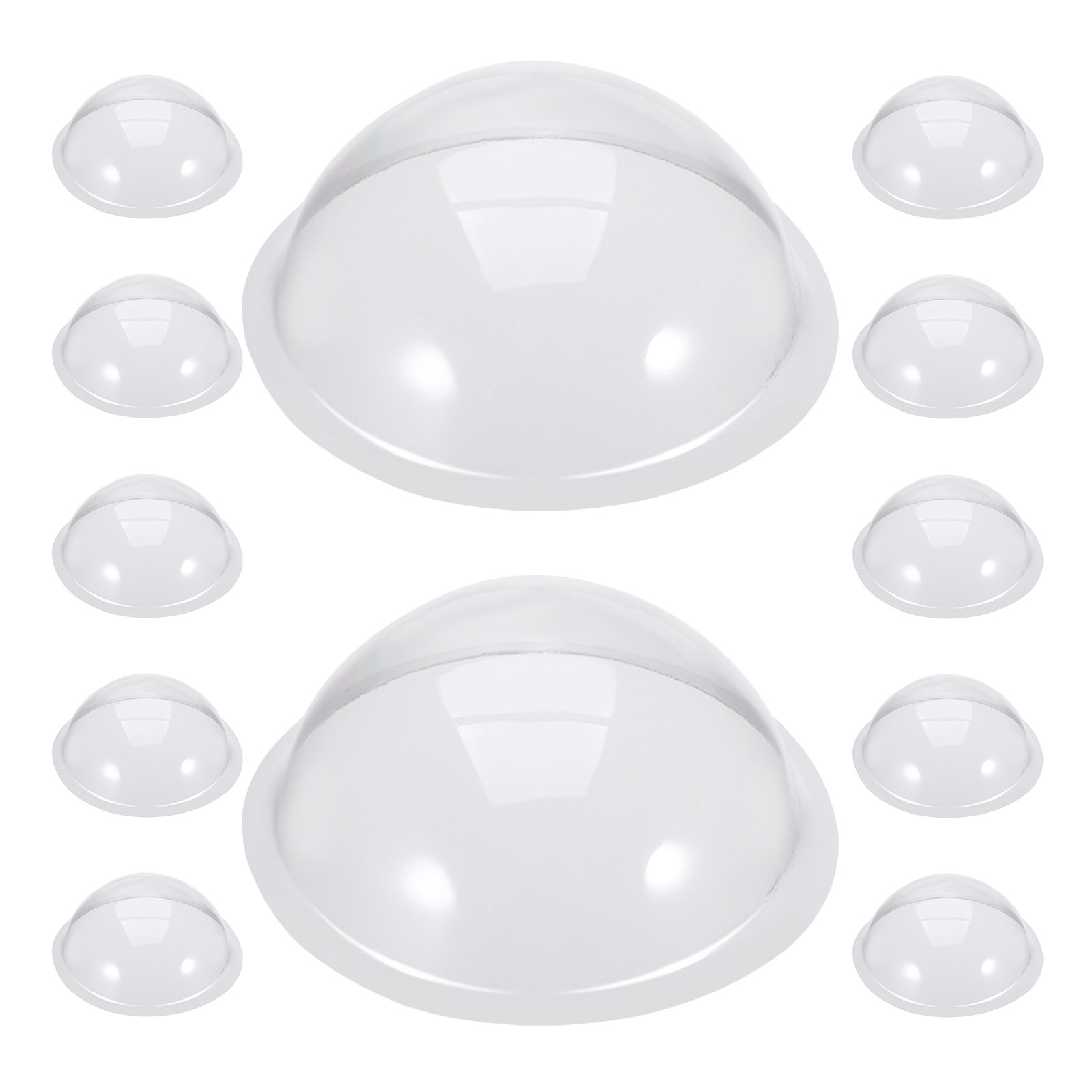 12 pezzi di robuste coperture  - Plastic Dome Clear recensione e prezzo