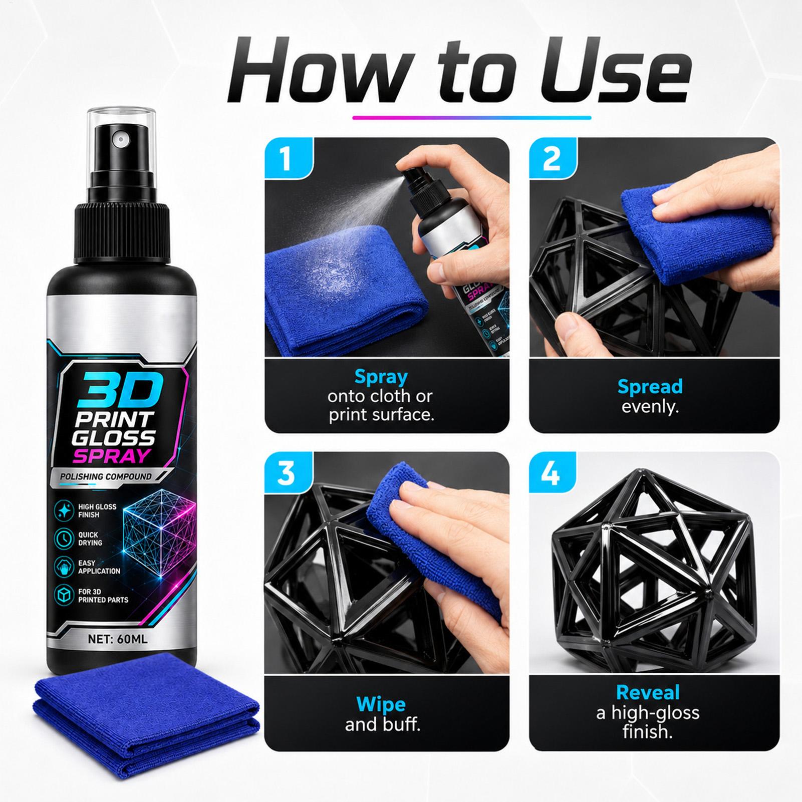 Spray Lucidante per Stampa 3D  - Misting Bottle Fine recensione e prezzo